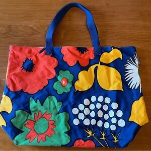 Marimekko × Target • Kukkatori Floral Tote Bag • NWOT • 2016